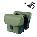 GO - double bicycle bag MIK- green