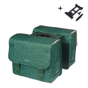 Flair - double bicycle bag MIK- green