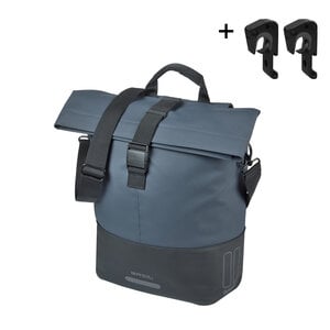 Cove - shopper MIK Hooks - marineblauw/zwart