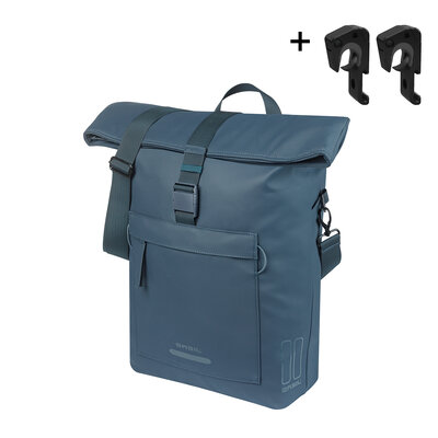 Basil Brooklyn - Umhängetasche MIK Hooks - 17L - navy