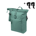Brooklyn - shoulder bag MIK Hooks - silvergreen