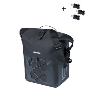 Navigator Waterpr. M MIK Studs-enk. fietstas-zwart