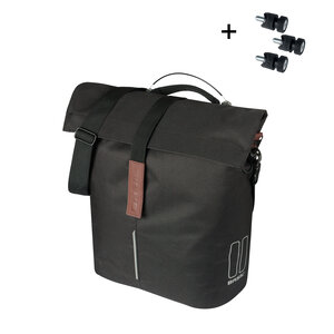 Basil City - Fahrradshopper MIK Studs - 14-16 Liter - schwarz