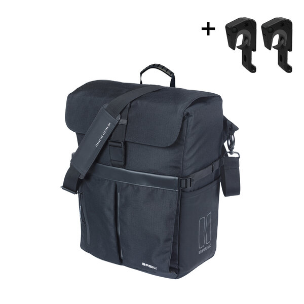 Move Schultertasche MIK Hooks-Einzeltasche-schwarz