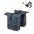 Basil Cove - dubbele fietstas MIK - 28-32L - marineblauw/zwart