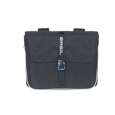 Basil Forte - dubbele fietstas - 35 liter - zwart