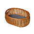 Basil Pluto - dog bicycle basket - front - brown