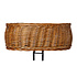 Basil Pluto - dog bicycle basket - front - brown
