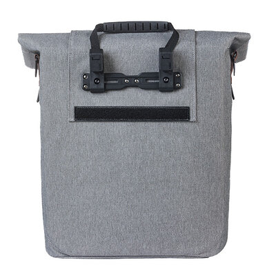 Basil City - fietsshopper MIK Hooks - 14-16L - grijs gemêleerd