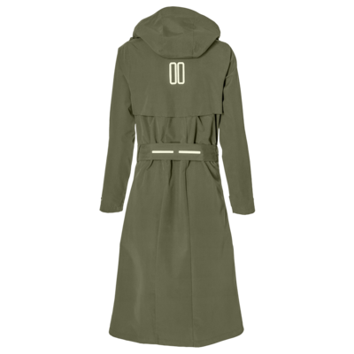 Basil Mosse bicycle rain trenchcoat - women - green