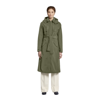 Basil Mosse fietsregentrenchcoat - dames - grun