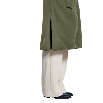 Basil Mosse bicycle rain trenchcoat - women - green