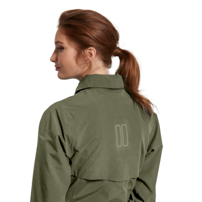 Basil Mosse fietsregentrenchcoat - dames - grun