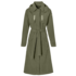 Basil Mosse fietsregentrenchcoat - dames - grun