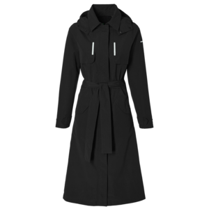 Basil Mosse bicycle rain trenchcoat - women - black