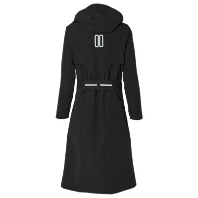 Basil Mosse fietsregentrenchcoat - dames - zwart