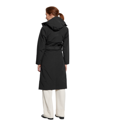 Basil Mosse fietsregentrenchcoat - dames - zwart