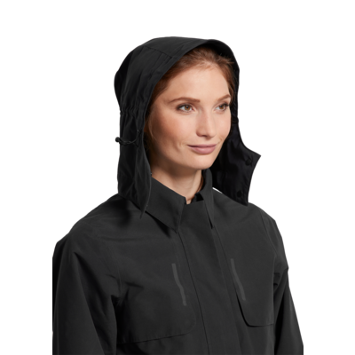 Basil Mosse bicycle rain trenchcoat - women - black