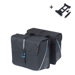 Basil Forte - Fahrrad Doppeltasche MIK - 35 Liter - schwarz