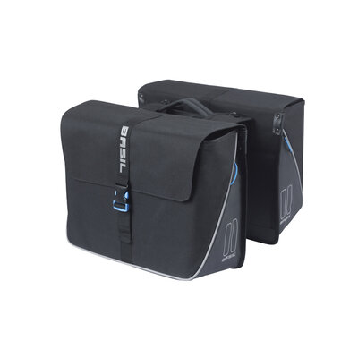 Basil Forte - double pannier bag MIK - 35 litres - black