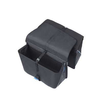 Basil Forte - double pannier bag MIK - 35 litres - black