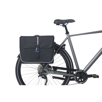 Basil Forte - double pannier bag MIK - 35 litres - black