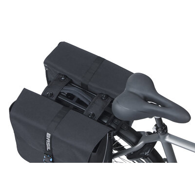 Basil Forte - double pannier bag MIK - 35 litres - black