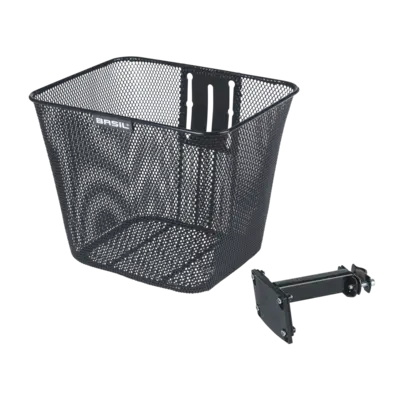 Basil Bilbao FM – Fahrradkorb – vorne - schwarz