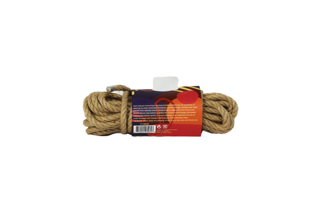 100% Natural Hemp Bondage Touw - 10 Meter