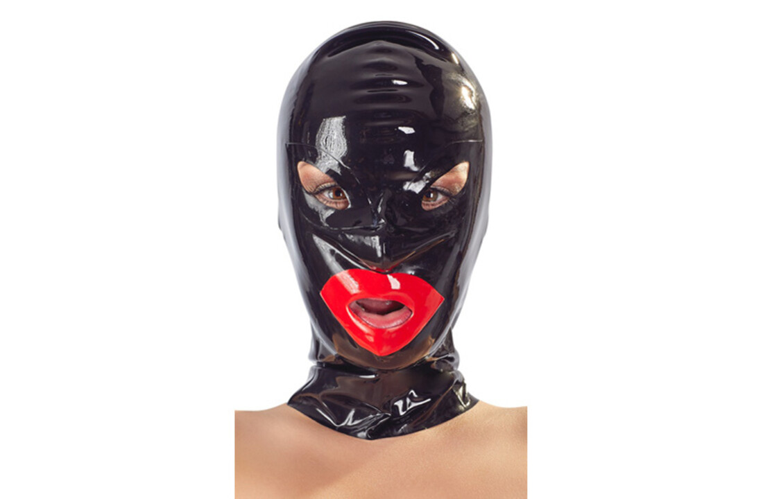 Bondage Hoofdmasker Met Lippen