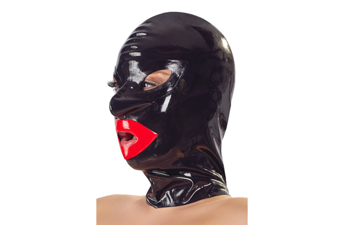 Bondage Hoofdmasker Met Lippen