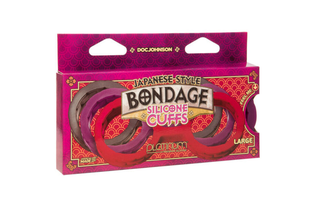 Japanese Bondage Siliconen Enkelboeien - Paars
