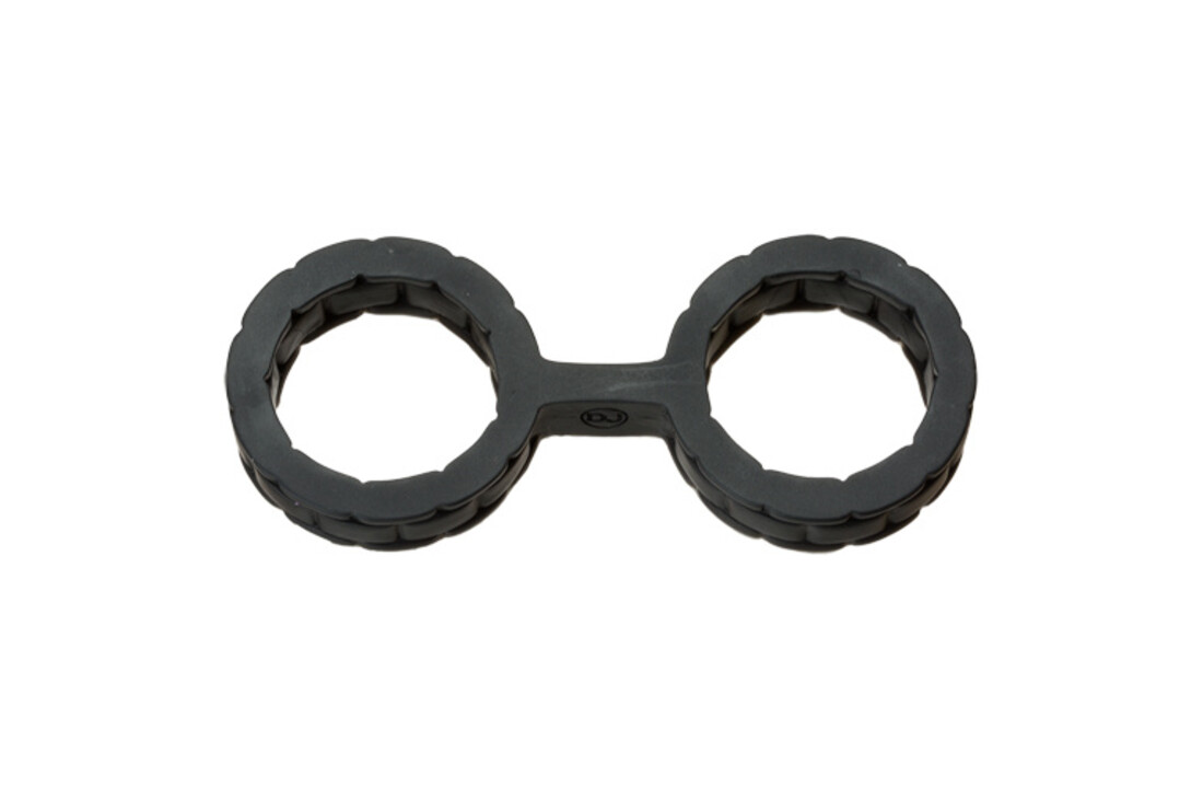Japanese Bondage Siliconen Handboeien - Zwart