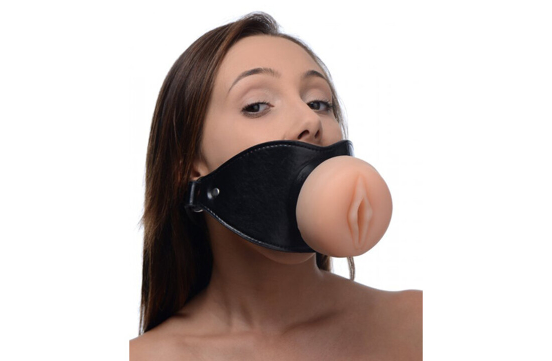 Pussy Face Vagina Gag