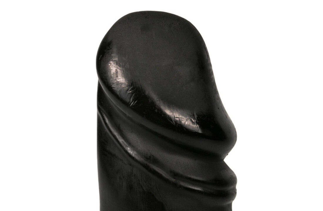 All Black Realistische Dildo - 22 cm