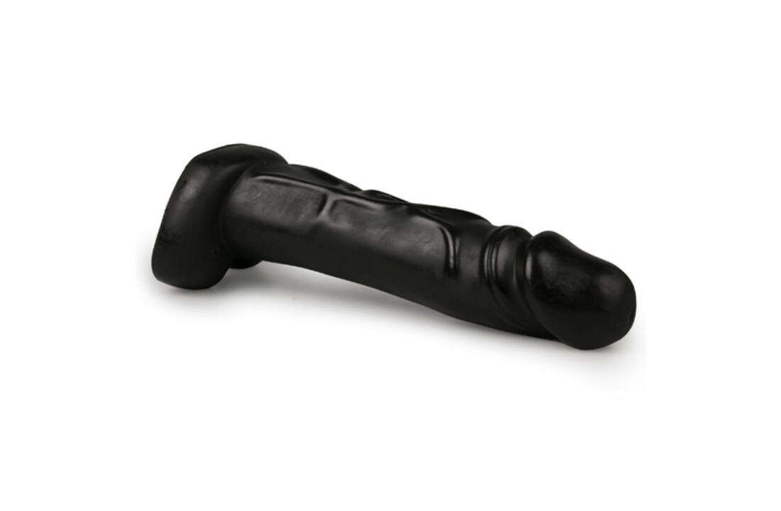 All Black Realistische Dildo - 22 cm