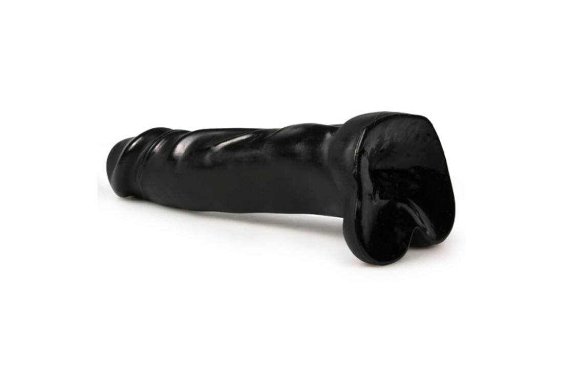 All Black Realistische Dildo - 22 cm