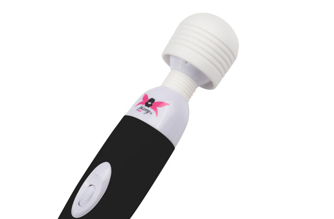 Pixey Mini Wand Vibrator - Zwart