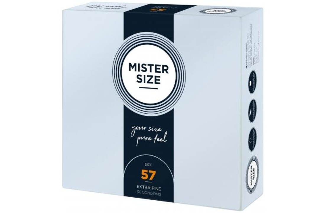 MISTER.SIZE 57 mm Condooms 36 stuks