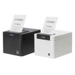 Citizen CT-E301, USB, 8 dots/mm (203 dpi), cutter, wit