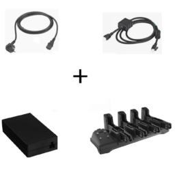 Zebra Zebra ET4X 4-Slot Oplaadstation incl. DC-Cable and AC-Cable