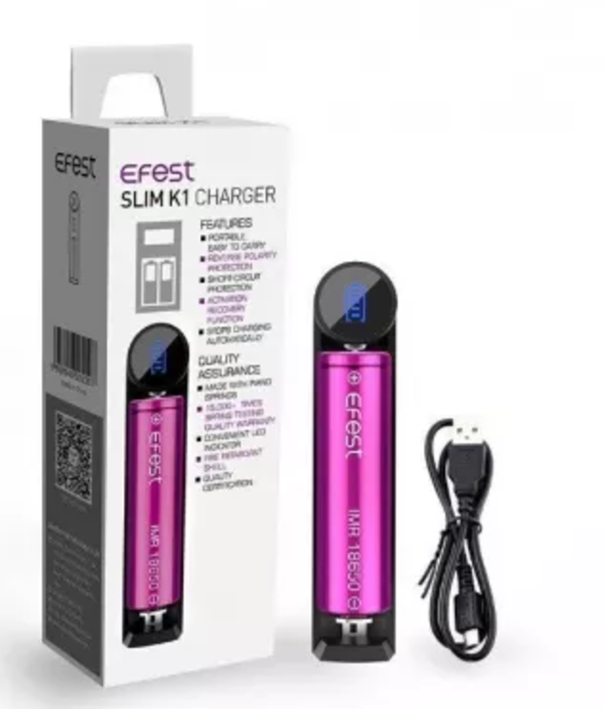 Efest Schlankes K1 Intelligentes USB-Ladegerät