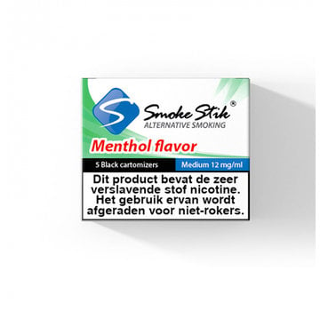 Smokestik Cartridges - Menthol - Zwart