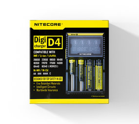 Nitecore Digicharger D4 Batterij Oplader Nitecore Digicharger D4 Batterij Oplader