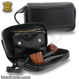 Bookwill Pipe case - Silver look - 2 pipes Bookwill Pipe case - Silver look - 2 pipes
