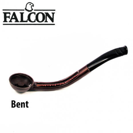 Falcon Pfeife - Stiele Extra - Braun - Gebogen / Gebogen Falcon Pfeife - Stiele Extra - Braun - Gebogen / Gebogen