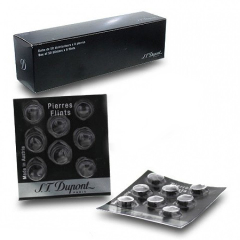 St. Dupont Flints - Grey - Blister (8 pieces)