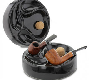 Angelo Cendrier à pipe - Noir