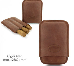 Bookwill Etui à cigares - intérieur 125x21mm - 3x cigare Bookwill Etui à cigares - intérieur 125x21mm - 3x cigare