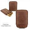 Bookwill Etui à cigares - intérieur 125x21mm - 3x cigare
